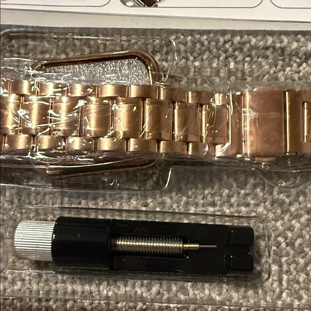 Rose Gold Metal Watch Band Apple Watch 38 40 41 42 44 45
